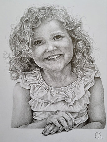 Girl in pencil